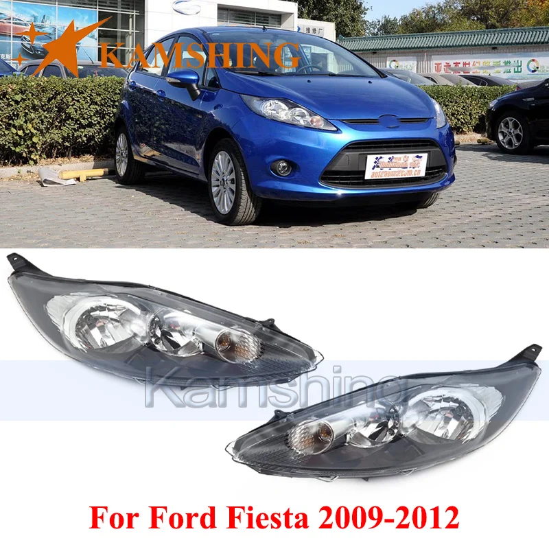 

CAPQX 1 пара фар переднего бампера для Ford Fiesta 2009-2012 передняя фара фара