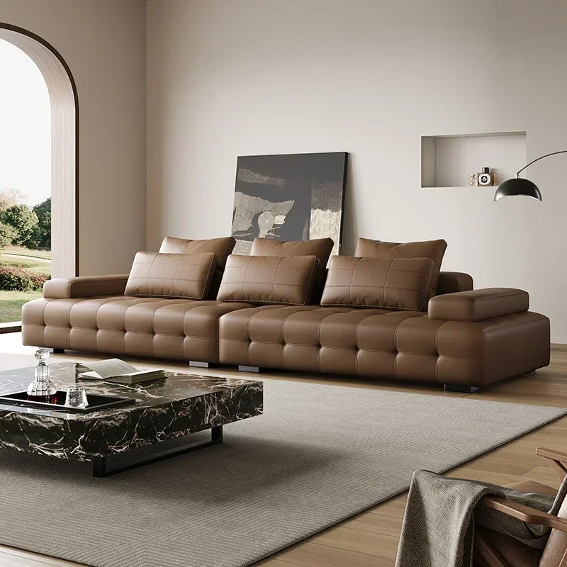 Big Size Black Sofas Water Proof Filler Design Modern Luxury Living Room Sofas Salon Lazy Recliner Divano Moderno Furniture