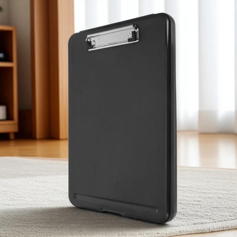 

File Storage Case A4 Size Plastic Clipboard Heavy Duty Folder With Storage Compartment For Office School Nursing