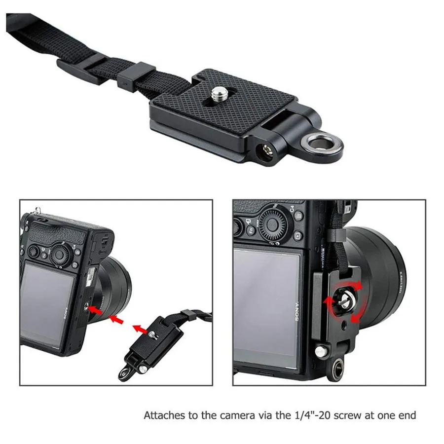 Imagem -06 - Mirrorless Câmera Hand Grip Strap para Sony ou Canon Deluxe