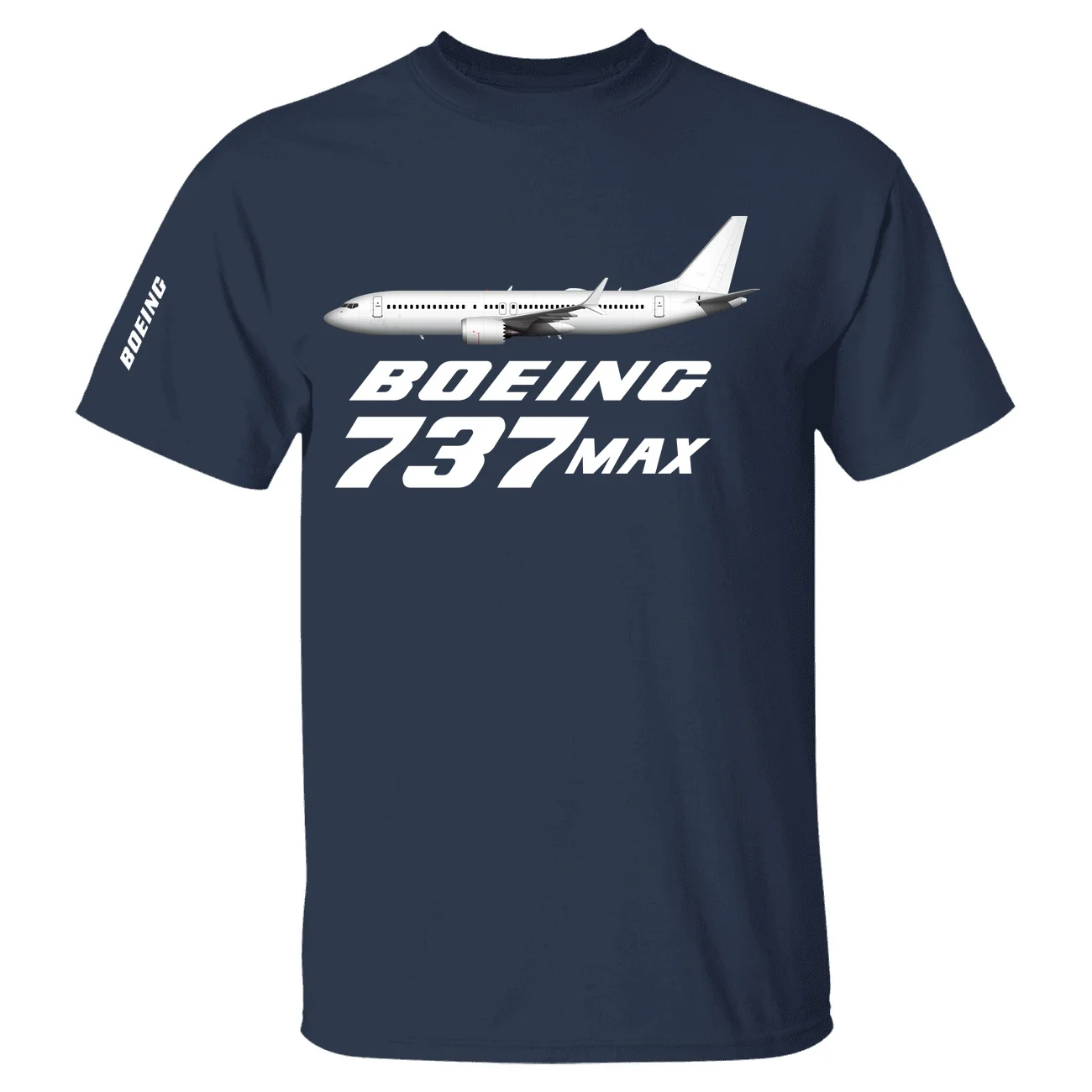 The Boeing 737 Max Aviation Flight Pilots Short Sleeve T-shirts Cotton Graphic T Shirts for Men Women Tops Tee