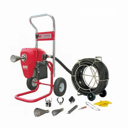 

JG200 Commercial Use Hand-Pushing Vertical Pipe Drain Cleaner Machine for 50-300 mm
