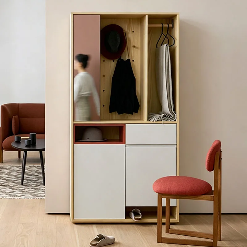 Wooden Modern Shoe Cabinet Luxury Nordic Designer Organizer Storage Show Shoe Shelf Hidden Display Archivadores Home Furniture