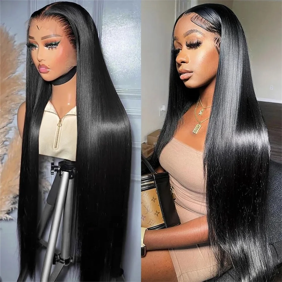 

13x4 HD Lace Frontal Wigs Human Hair 13x6 Transparent Straight Lace Front Human Hair Wigs Brazilian 5x5 Glueless Wigs Human Hair