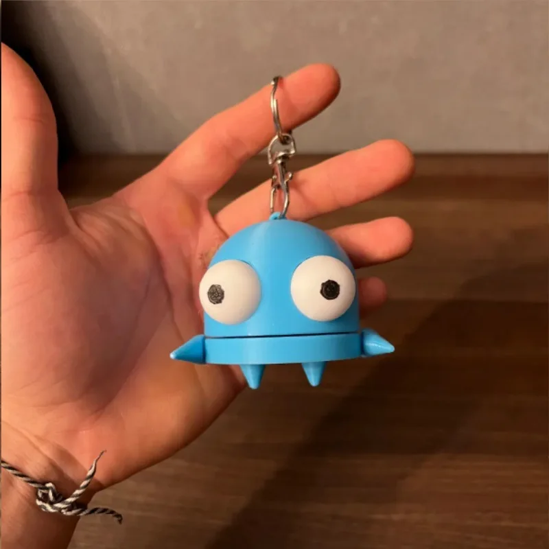 3D Printed Robot Figurine Keychain Ornament Toy