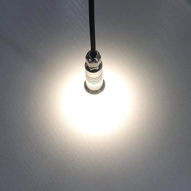 Super Mini luz embutida, IP67, DC12V, 1W, LED, muito pequeno, ao ar livre, iluminação do solo, jardim, escada, enterrado, lâmpada subterrânea, 4pcs