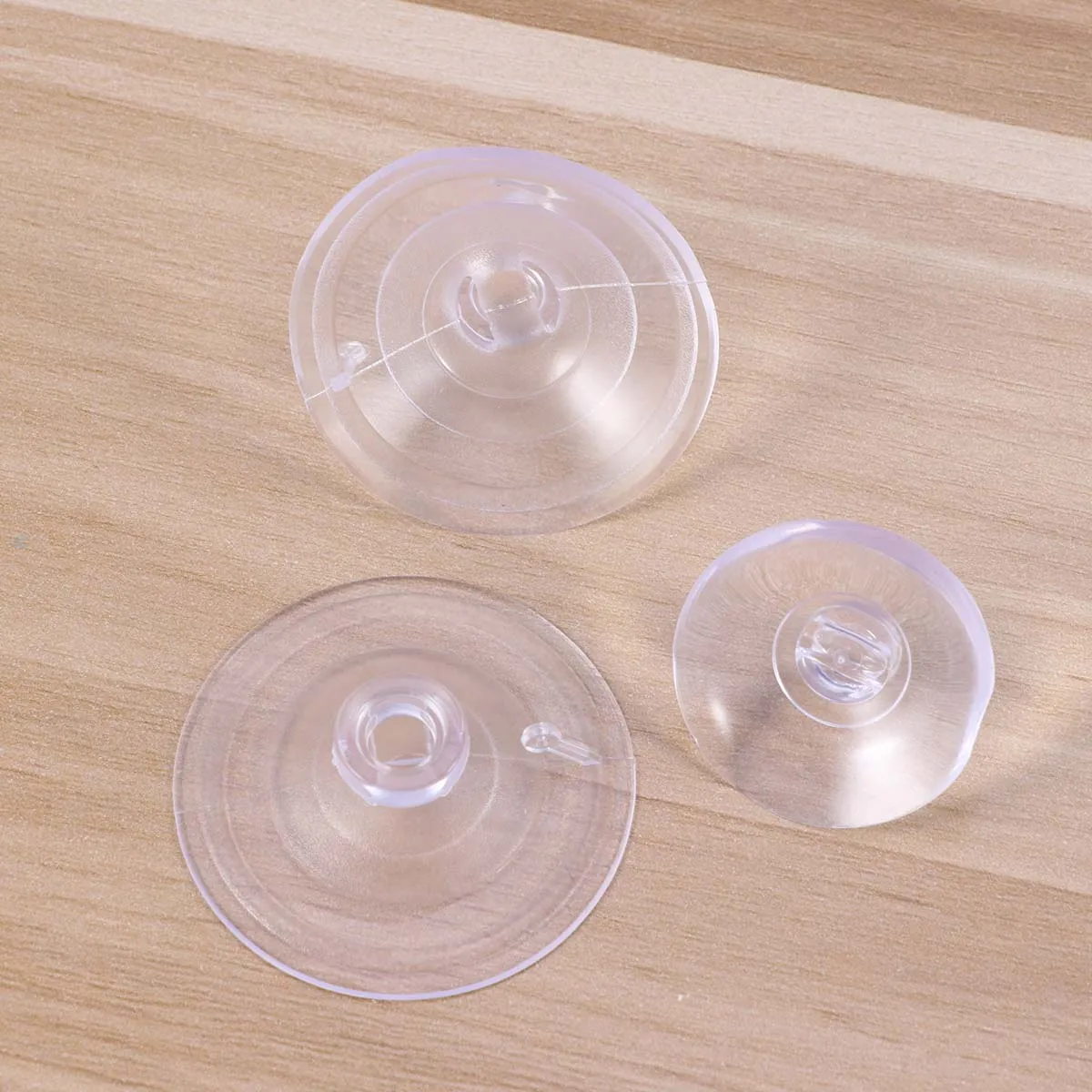 

30 Pcs Suction Cup Plastic Cups Without Hook Perforation Glass Sucker Hooks Window