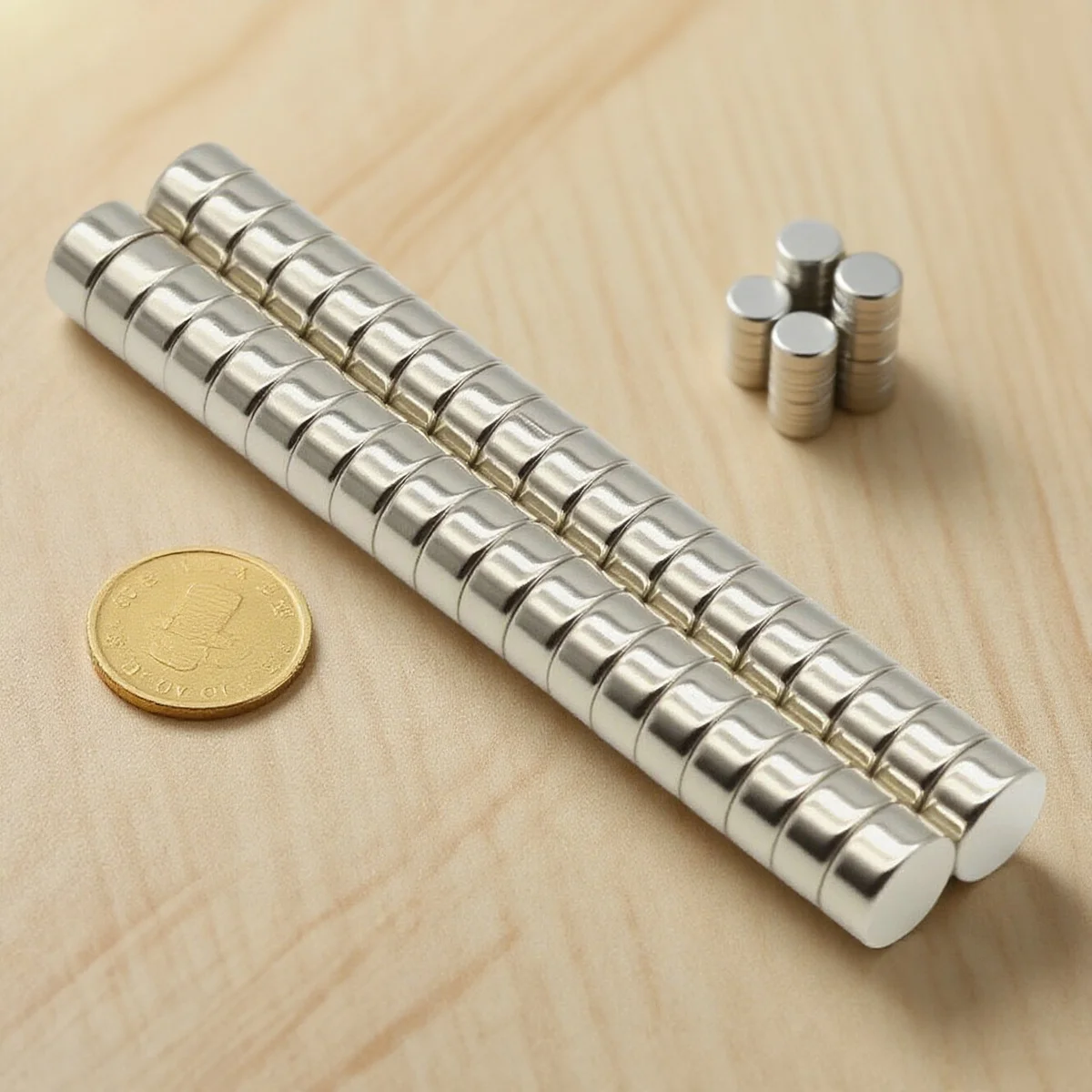 

10x5MM Round small craft magnets for fridge, kitchen - non-marking fixing, lazy storage for crafters, teachers & DIY fans