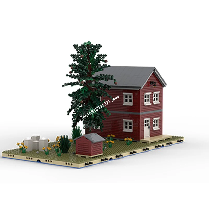 New City Hot Selling Street View Moc Modular Sawmill Office Model Building Blocks Diy Creative Ideas Kids Toys Birthday Gift