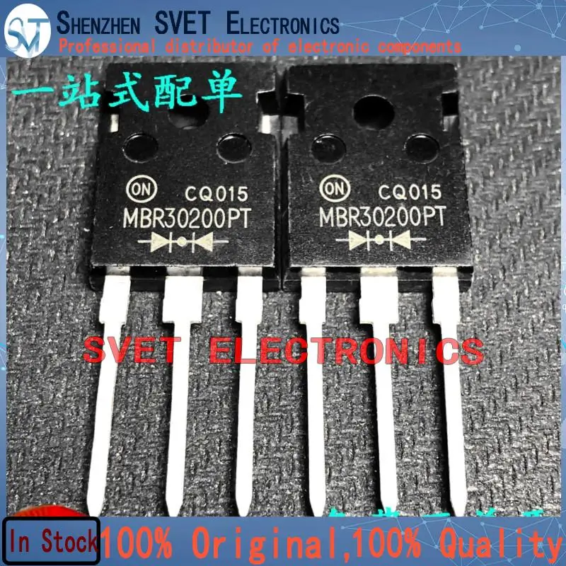 10PCS-50PCS  MBR30200PT   30A 200V TO-247   Original In Stock Fast shipping