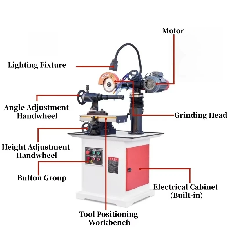 Universal Knife Grinding Machine for Tool Manufacturing Woodworking Furniture with Efficient Grinding Long Service Life