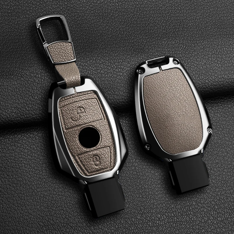 

Car Zinc Alloy Key Case Cover Shell Fob For Mercedes Benz A C E S Class W213 W222 W223 W205 W206 W212 W176 GLC CLE CLA AMG X167