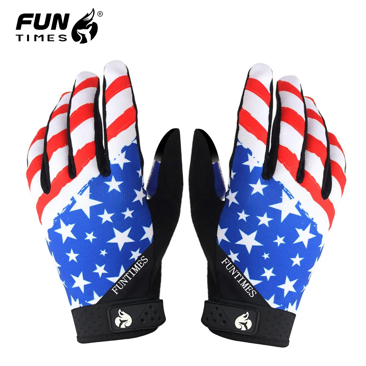 

2024 FUNTIMES New Four Seasons Full Finger Outdoor Bicycle Motorcycle Riding Gloves