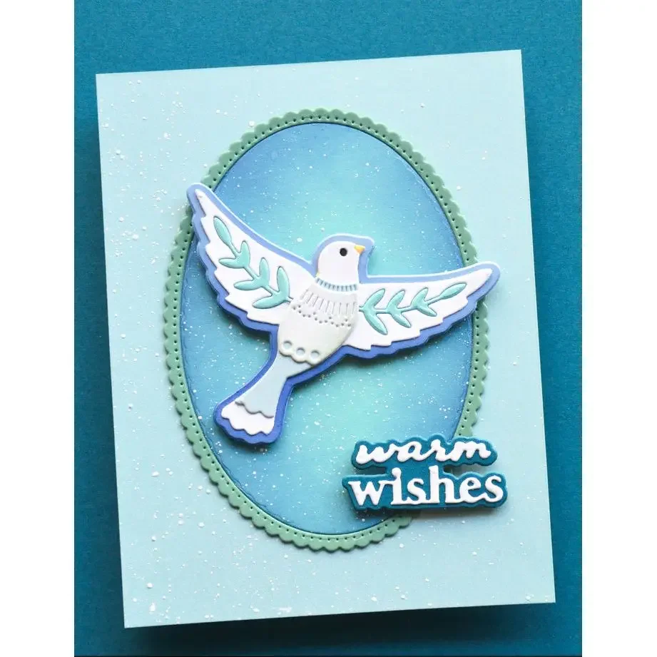 The Assembled Ornament Is Dies for DIY Scrap Booking Crafts Dies Cut Stencils Maker Photo Album Template Handmade Decoration