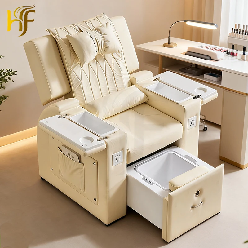 No Plumbing Foot Bath Chair Electric Massage Pedicure Chair Hand and Foot Care Eyelash Massage Manicure Pedicure Chair