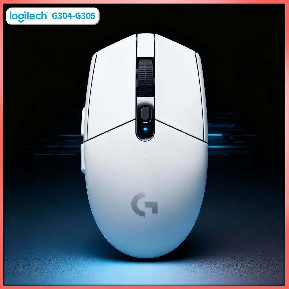 Logitech G305 LIGHTSPEED Gaming Mouse, 12000 DPI HERO, 6 Custom Buttons, 250h Battery, PC Mac Essential Tool Accessory