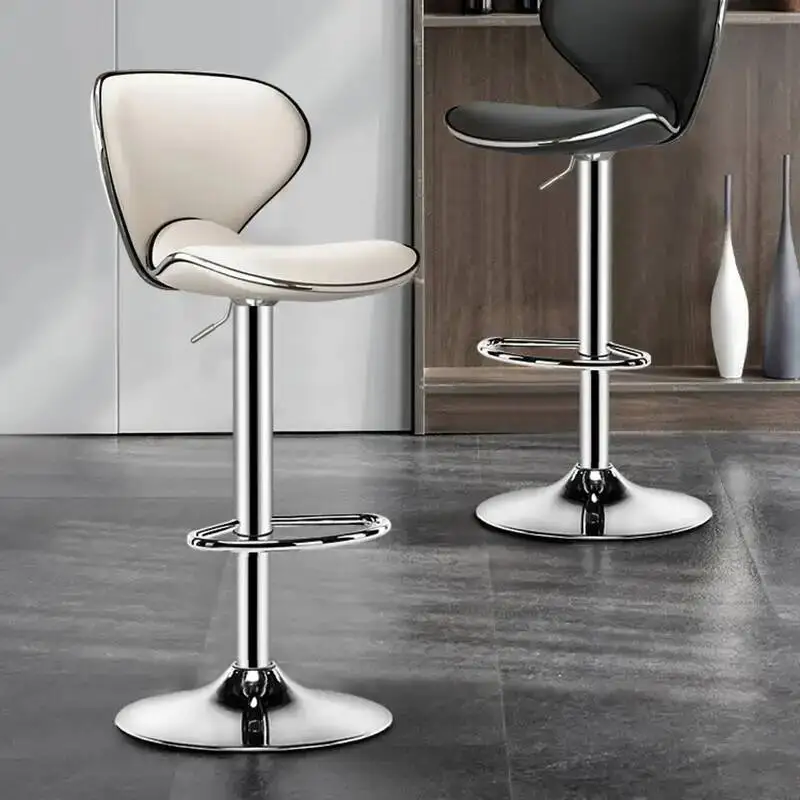Chaise Hairdressing Professional Computer Barber Barstools Ergonomic Bar Aesthetic Minimalist Long Aluminum Barstools Furniture