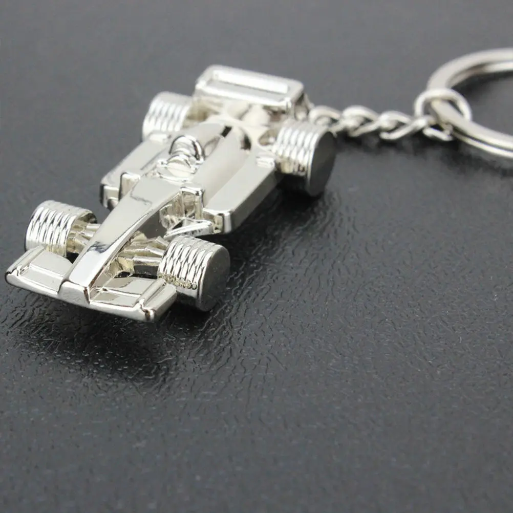 2Pcs Mini Racing Car Keychains Sports Car Shape Stylish Key Holder Decoration Small Gift Key Holder Small Gift