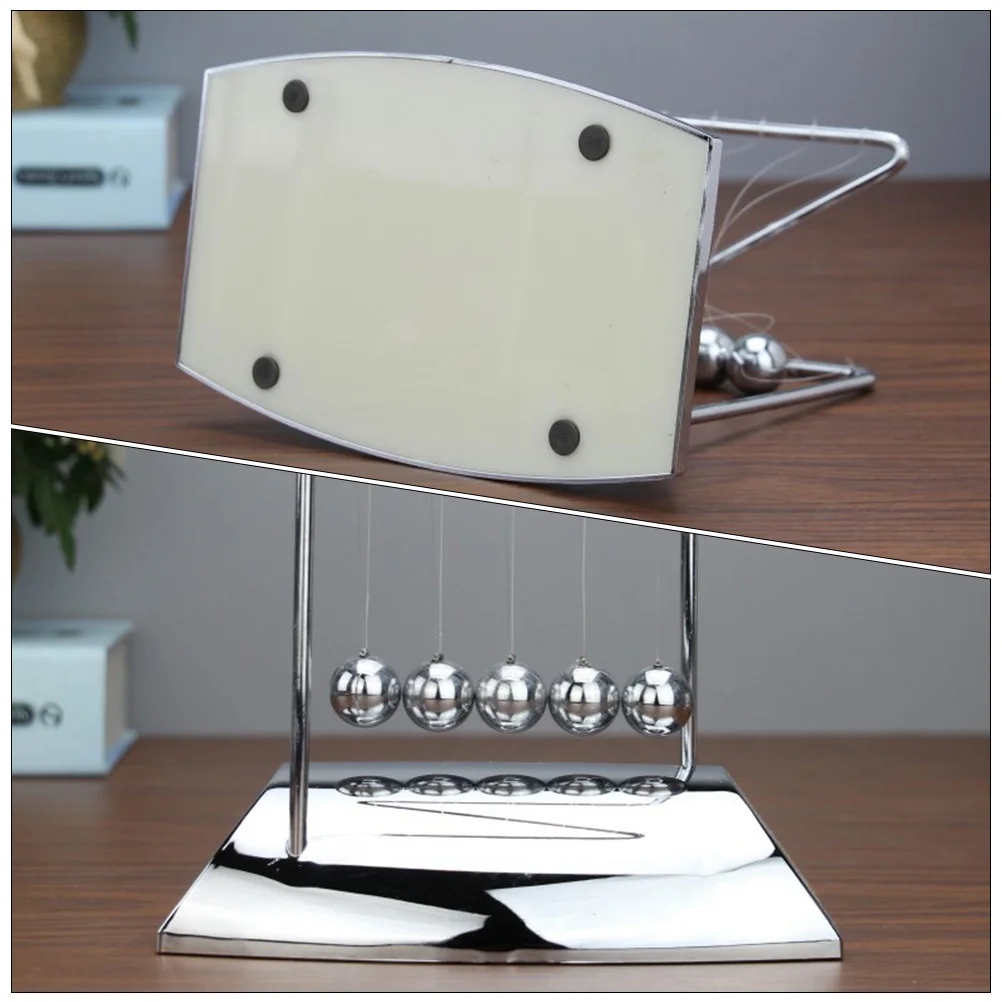 Newton-Decoración de escritorio, artesanía científica, decoración para el hogar y la Oficina, cuna elegante, bola de equilibrio, ciencia física, bola de equilibrio