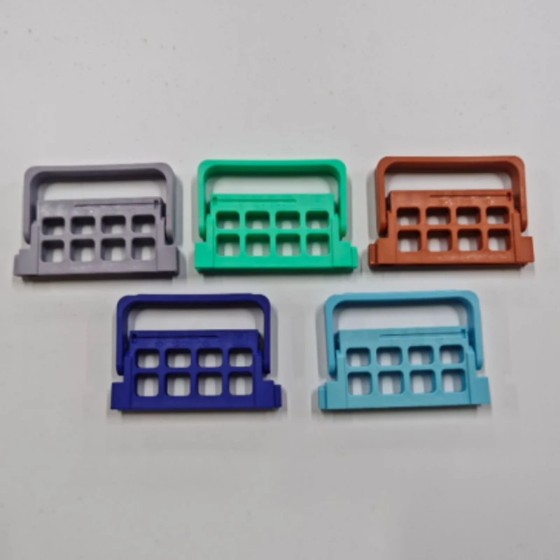 8 Holes Dental Endo Files Holder Plastic Endodontic Drill Stand Root Canal File Block Organizer Sterilization Rack