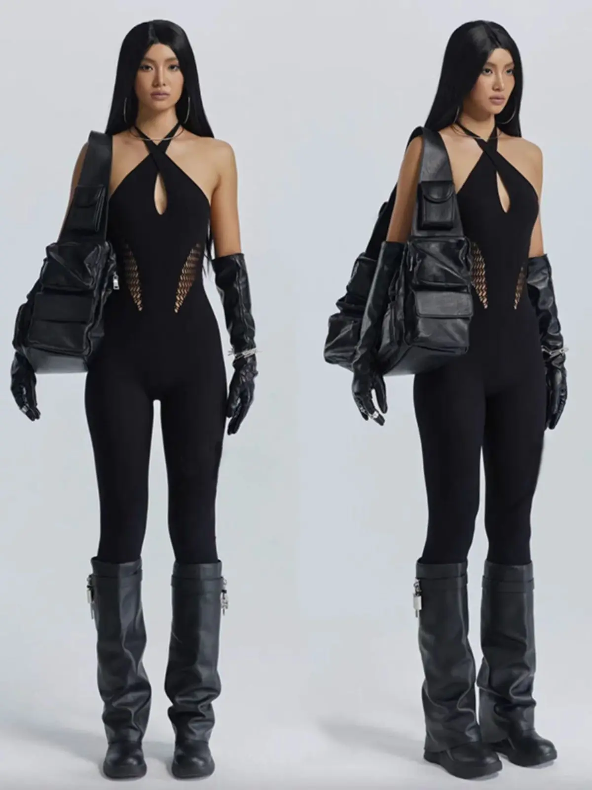 

Bodysuits For Woman Womens Thermal Fancy Bodyshaper Strapless Wide Asymmetrical Bodycon Stretchy Plain Removable Adjusted Long