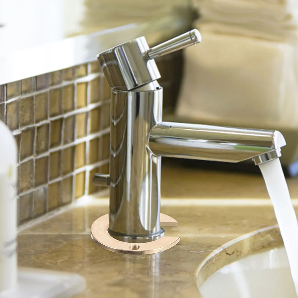 

2 set Anti Loosening Faucet Lock Nut Kit Brass Fixing Accessories For Kitchen Bathroom Sink Tap Stable Secure Installation Drain