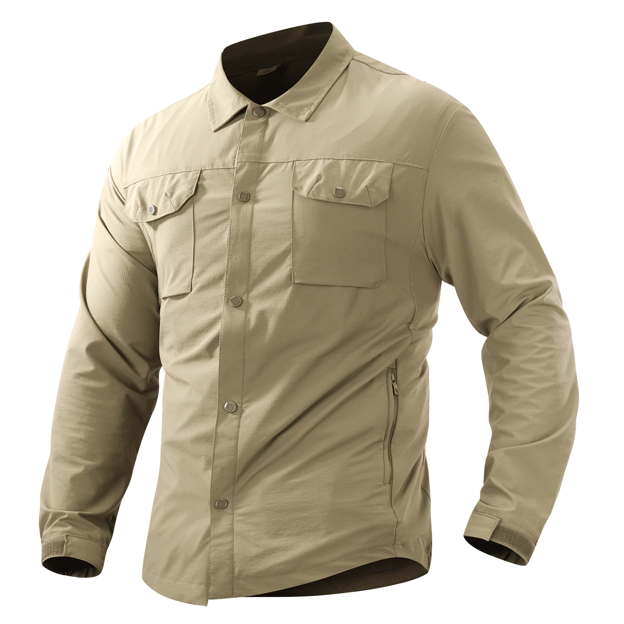 Lightweight Quick-Drying Shirt Tactical Shirt Outdoor Military Long-Sleeve Work Shirt Breathable Sports Tops Sun Protection