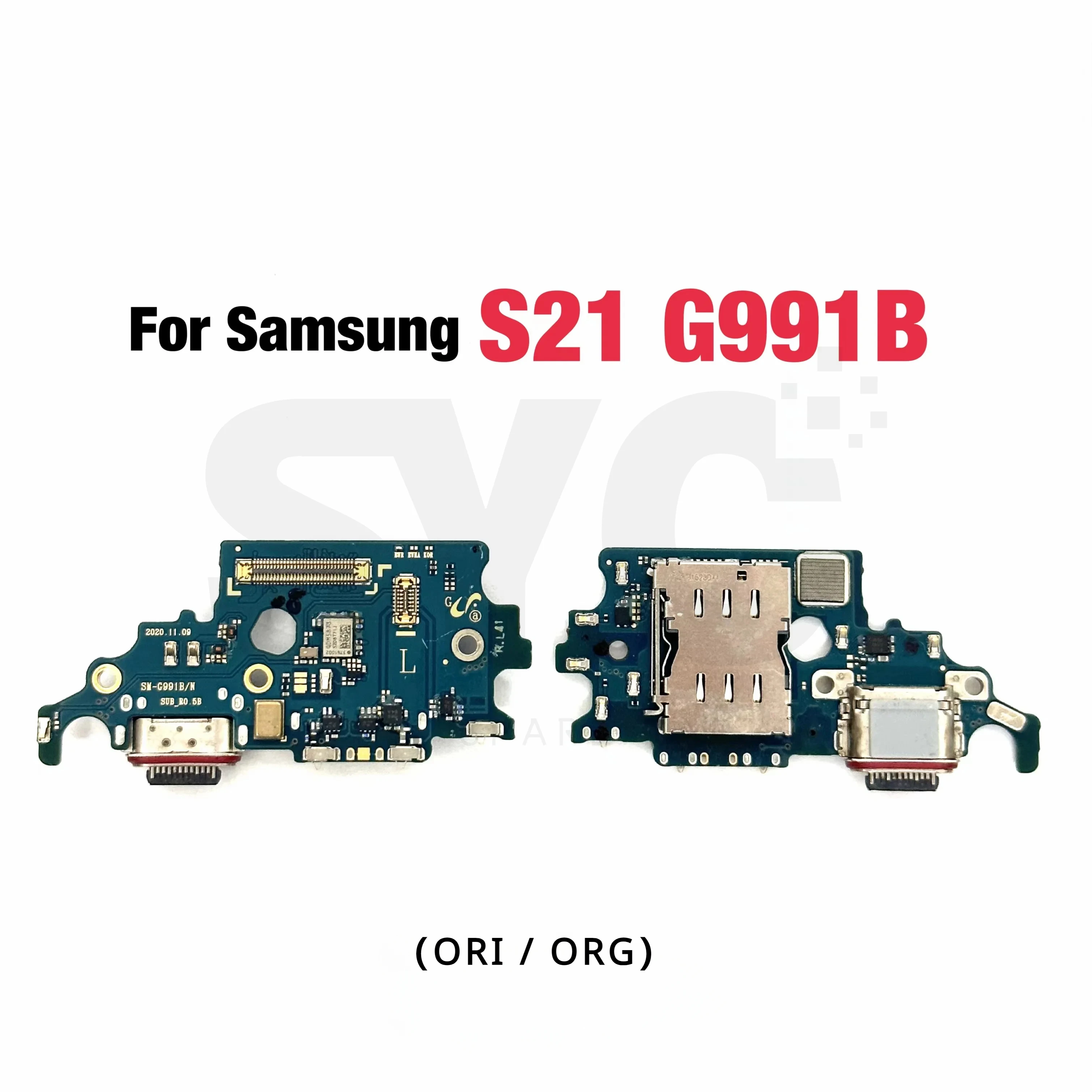 

ORI ORG USB Charger Dock Connector Charging Port Microphone Flex Replacement Parts For Sam S21 G991B G991N