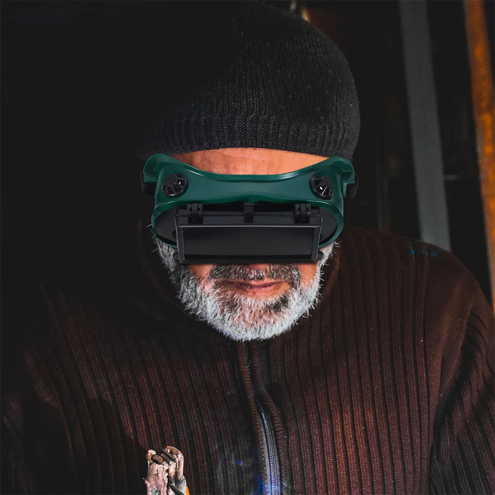 

2Pcs Safety Glasses with Anti-Fog Impact Protection Dual-Flip Lens Lightweight Comfortable Fit for Welding Cutting Renovation