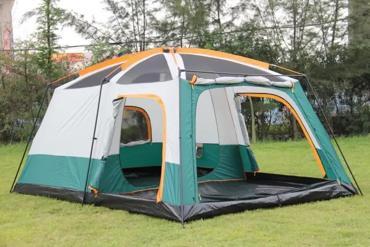 8-10 Person Family Camping Tent Size 14' x 10' x 78