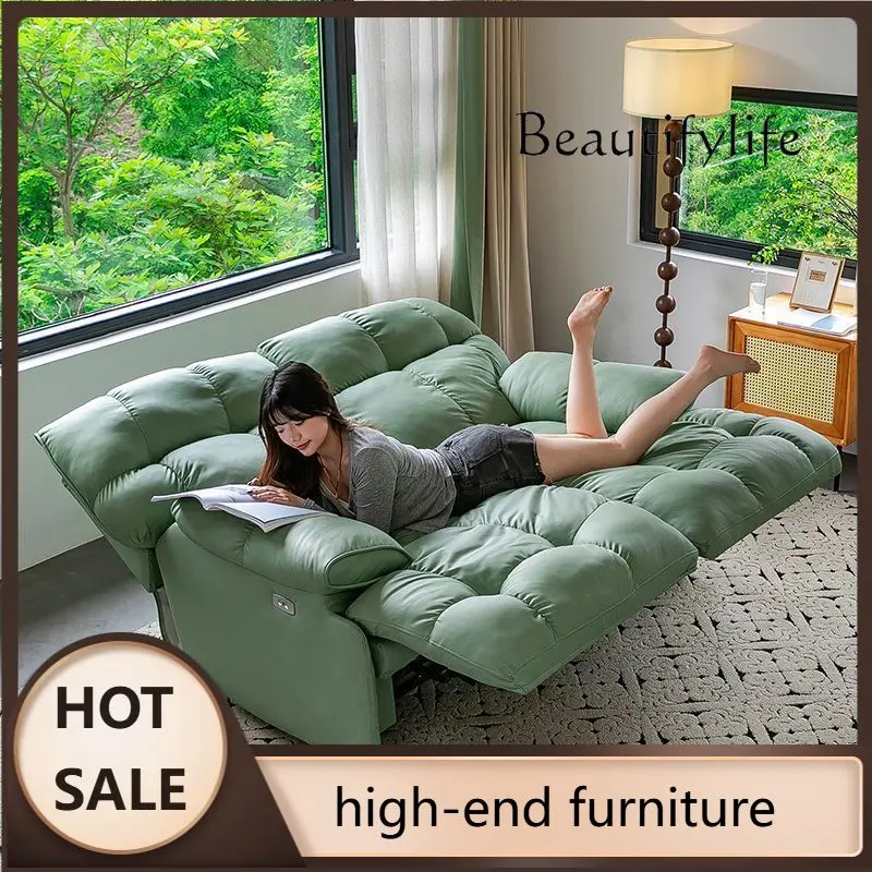 N36 Multifunctional cloud electric sofa bed small apartment reclining and sleeping leisure chair