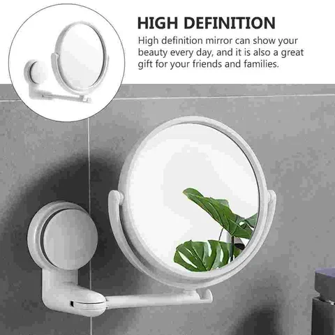 

Adjustable Angle Small Mirror Folding Cosmetic Mirror Wall-mounted