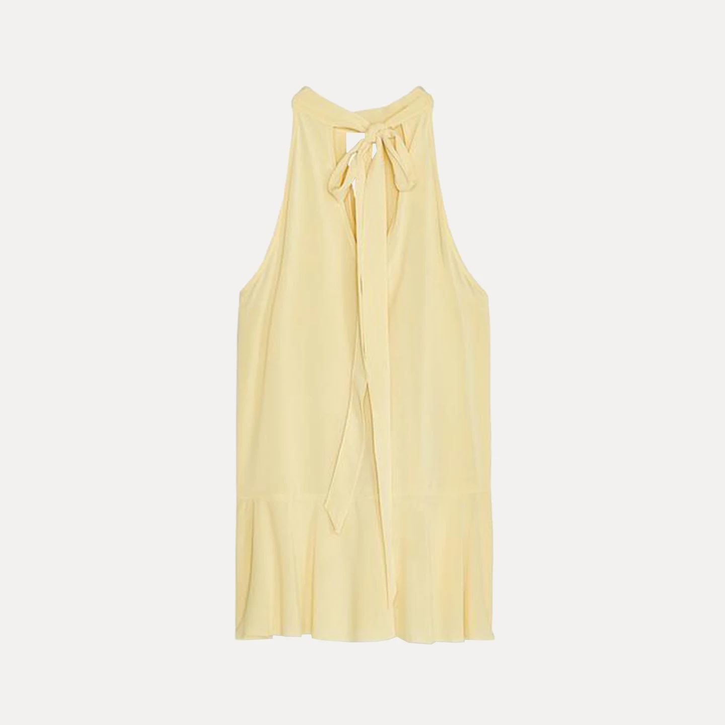 Z Top da donna con colletto decorativo a strati versatile e versatile, colore estivo, vestibilità ampia in fibra di poliestere 2025