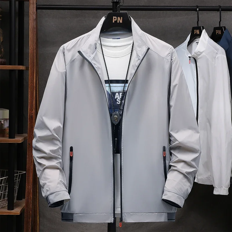 ใหม่ครีมกันแดดเสื้อผู้ชายBreathableกีฬากันน้ําฤดูร้อนUVป้องกันกลางแจ้งตกปลาผิวเสื้อผ้า