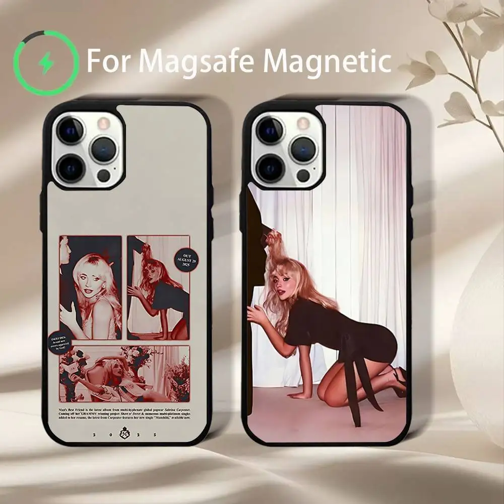

Sabrina Carpenter Mans Best Friend iPhone Case 17,16,15,14,13,12,11,Pro,Max,Plus,Mini,SE4,E Magnetic Magsafe Wireless Charging