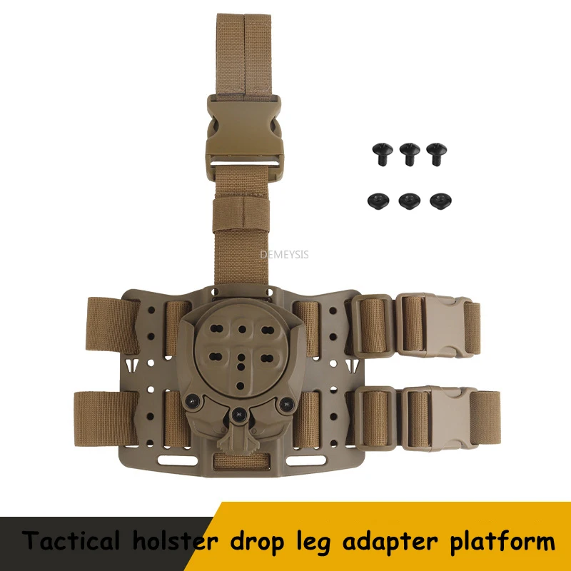 

Кобуры для охотничьего ружья, вращающийся на 360 градусов адаптер для основания, платформа для тактического пистолета, кобура для бедра, комплект основания панели