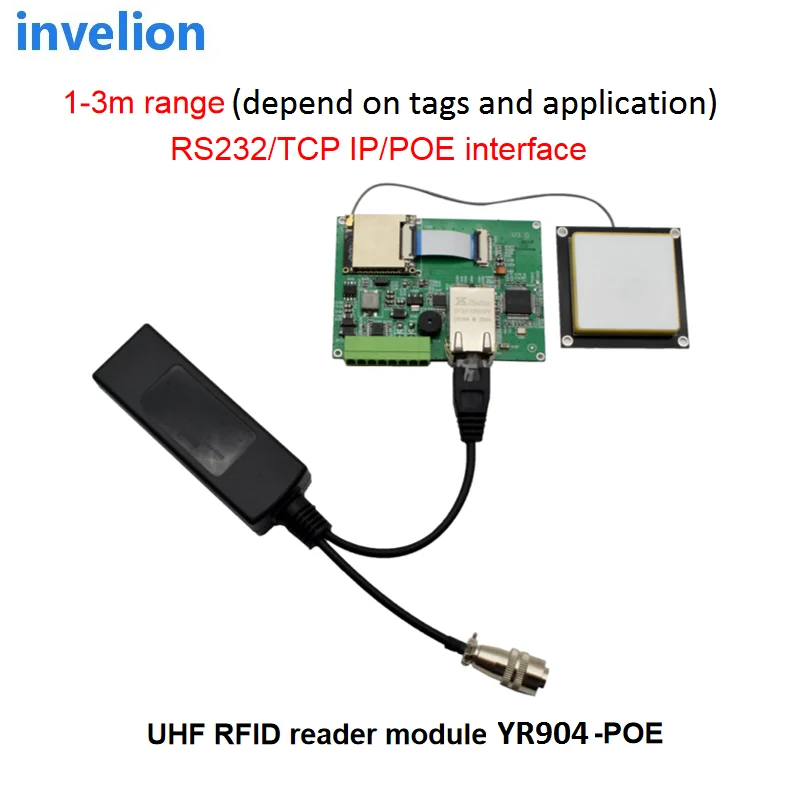 Mini UHF RFID Reader module wiegand TTL rs232 embedded board available for Arduino board Raspberry Pi UART connection