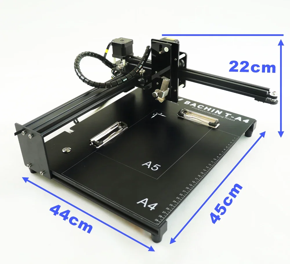 BACHIN Notebook Lettering Cards DIY Drawing machine cnc Hand Writing machine Pen Draw and Write Robot Plotter T-A4