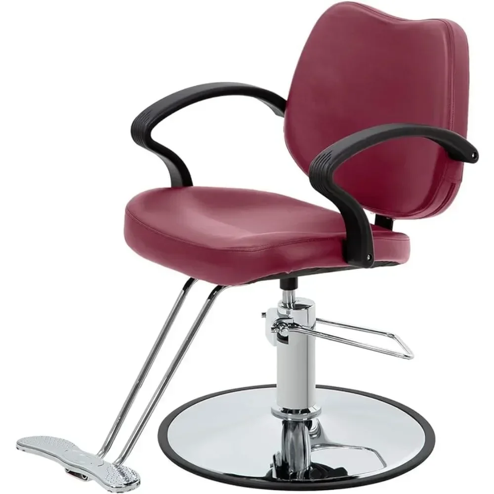 Salon Chair for Hair Stylist Barber Chairs for Barbershop Chair with Wheels Professional Makeup Swivel Furniture Commercial