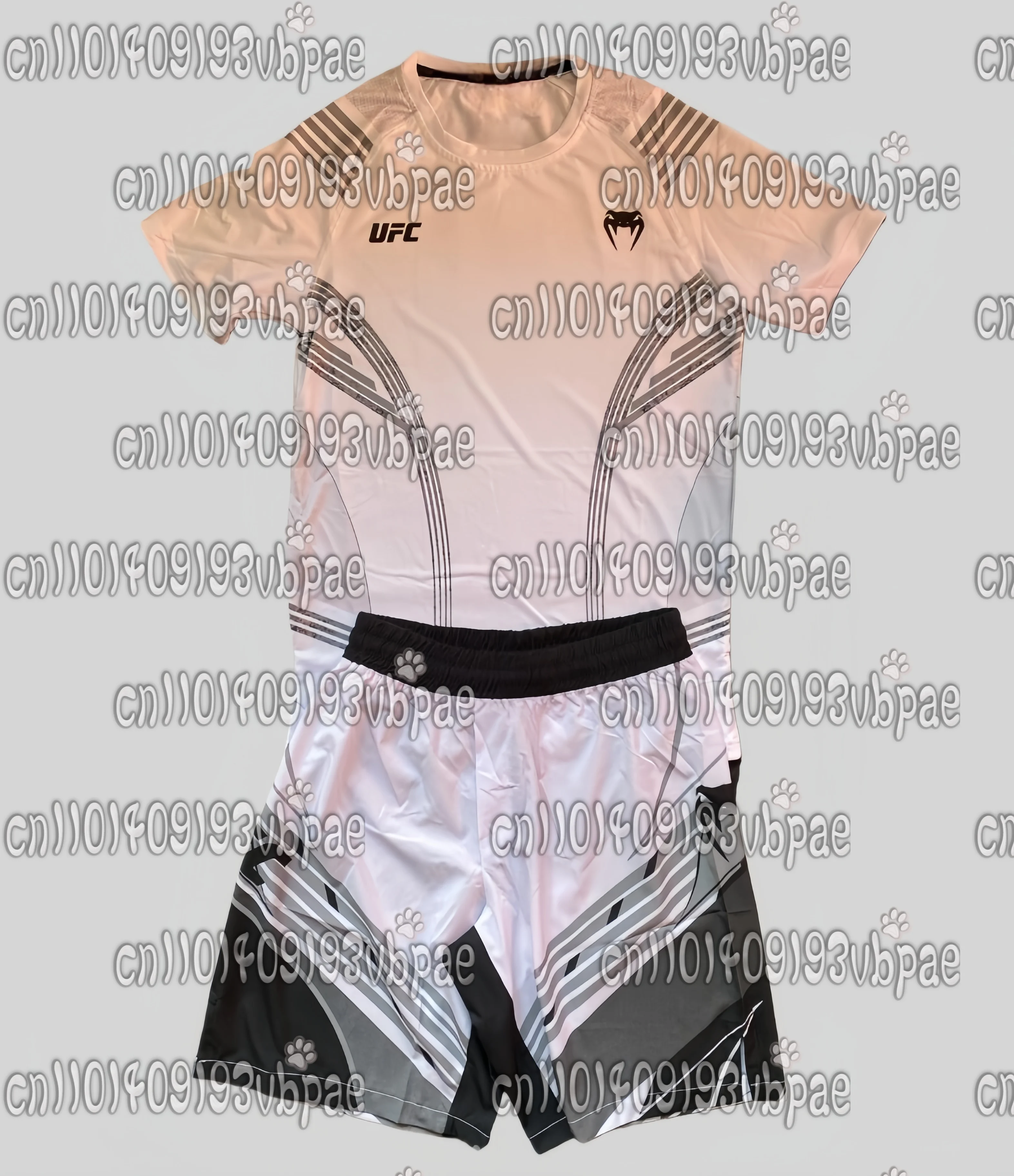 

Летний спортивный боевой комплект UFC, уличная футболка в европейском и американском стиле, шорты для спорта и отдыха, большие размеры для взрослых и детей