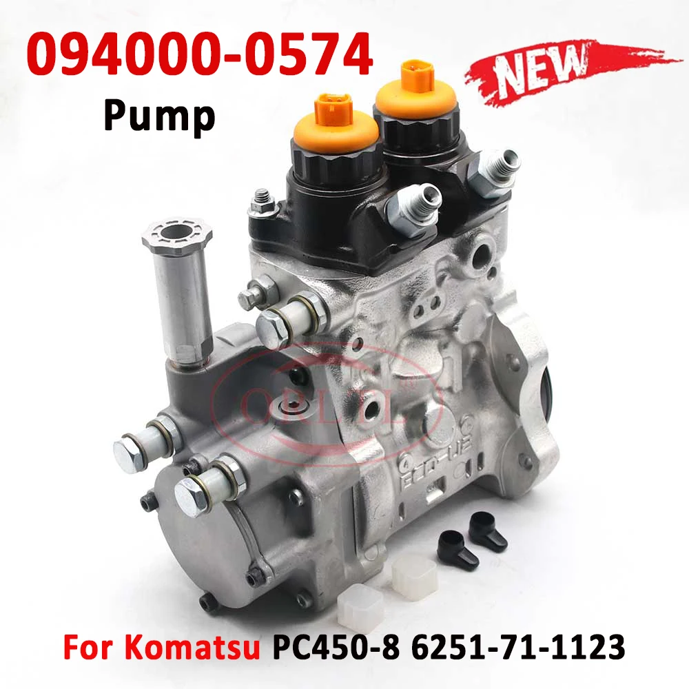 ORLTL 094000-0574 Diesel Engine Fuel Pump 0940000574 For Komatsu PC450-8 6251-71-1123