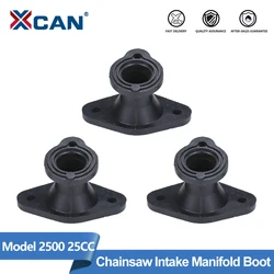 XCAN 1/3pcs 2500 Chainsaw Intake Manifold Boot Rubber for 2500 25CC Chinese Chainsaw for Zenoah Komatsu G2500 Gas Chainsaw