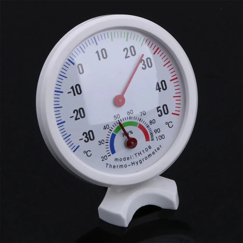 3PCS Watch -30-50 Celsius Degree for Gardens Terraces Thermometer Hygrometer Mini Bell Shaped Analog Hygrometer Humidity