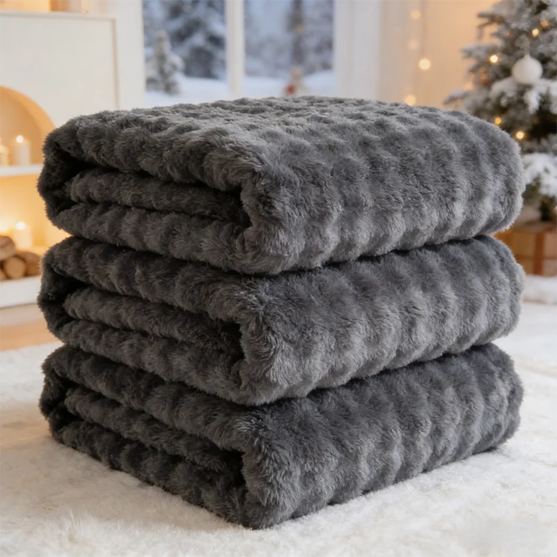 

Плед WASART зимний, плюшевый, из флиса, 150 см, очень большой, мягкий, из искусственного меха, для дивана, утолщенный, теплый, из микрофибры, для дома