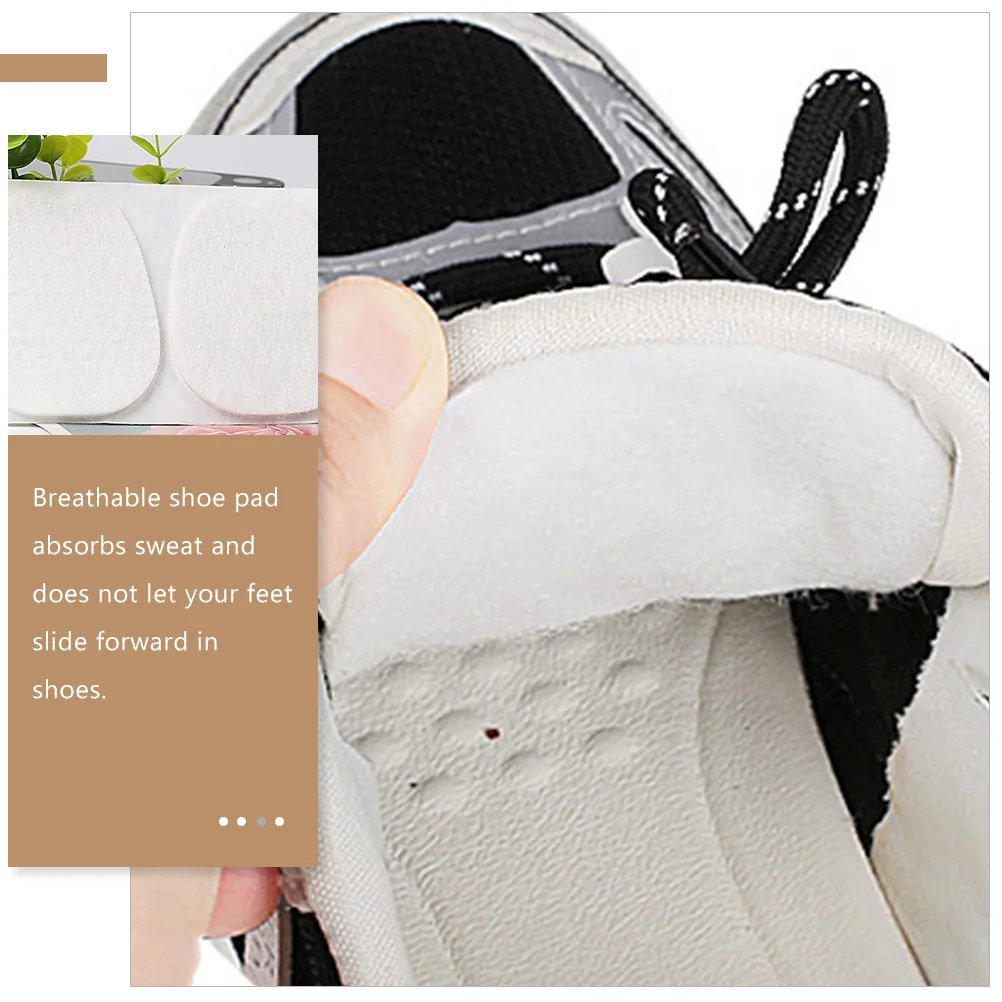 

6 Pairs Anti-wear Shoes Tongue Patch Foot Cushions Forefoot Protector Pad Soft Miss