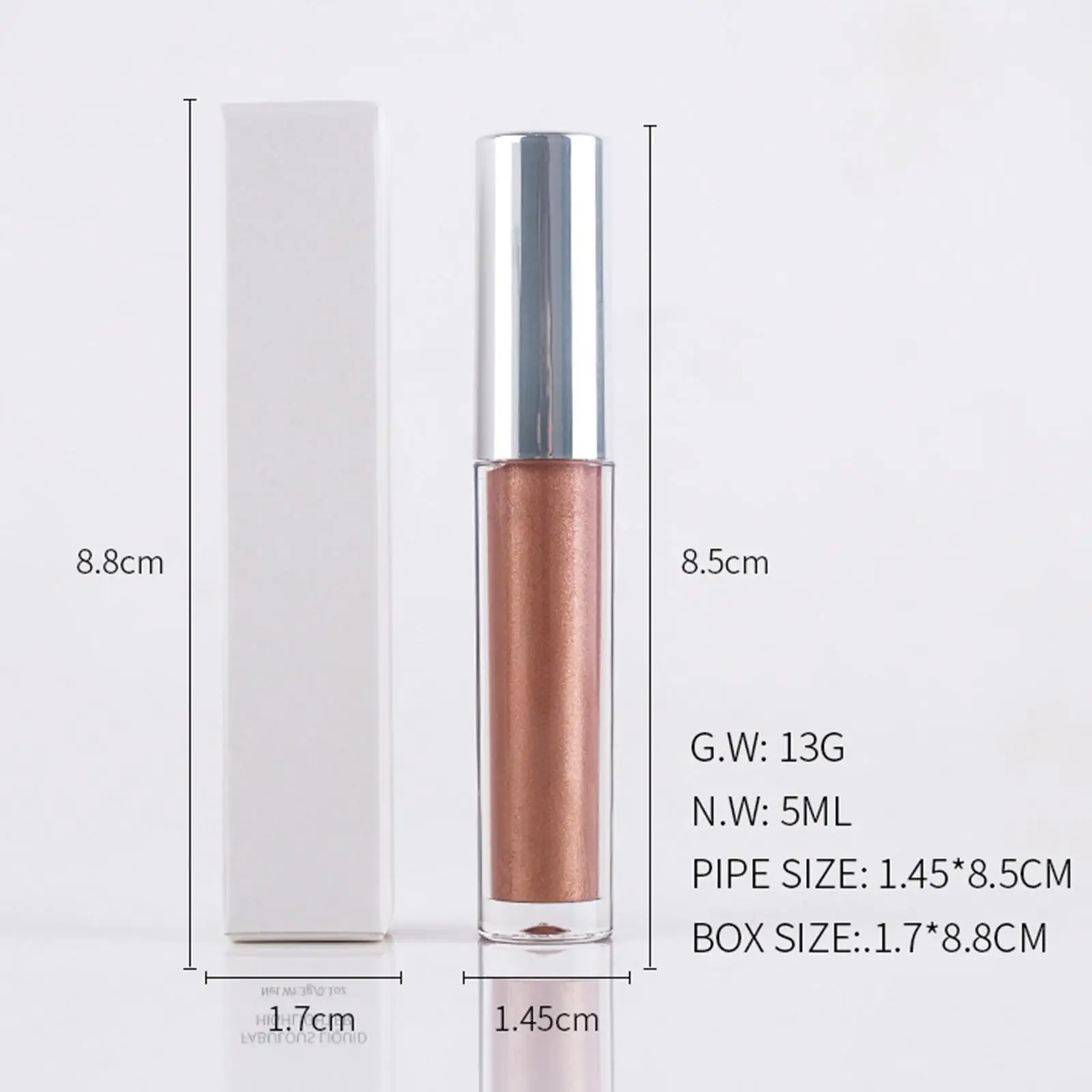 Fard à paupières liquide à paillettes, cosmétique Portable, Anti-taches, Texture légère, Application facile, maquillage quotidien, brillant, maquillage pour les yeux polyvalent