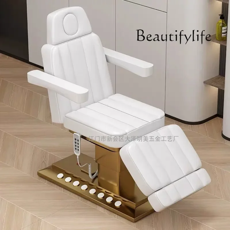 Beauty Salon Electric Lift Beauty Care Bed Body Massage Multifunctional Physiotherapy Bed Tattoo Couch