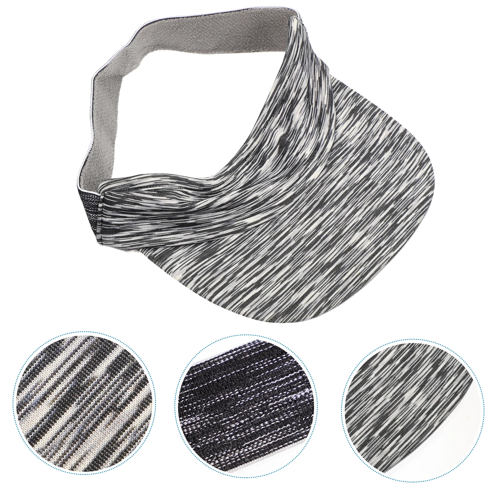 

Unisex Cap Polyester Sun Visor Hats for Men Empty Top Hat Outdoor Fashion Breathable Sweat Absorb Gift Box Packaging