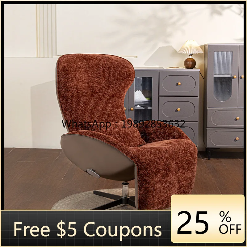 LYY Italian Minimalist Gravity Sensation Leisure Chair Rotating Multifunctional Designer Nap Recliner Lazy Sofa Chair