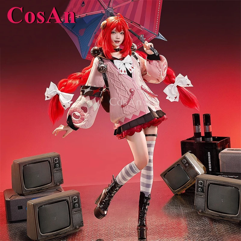 

CosAn Game Zenless Zone Zero Ukinami Yuzuha Cosplay Costumes Gorgeous Elegant Outfit Halloween Party Role Play Clothing S-XL